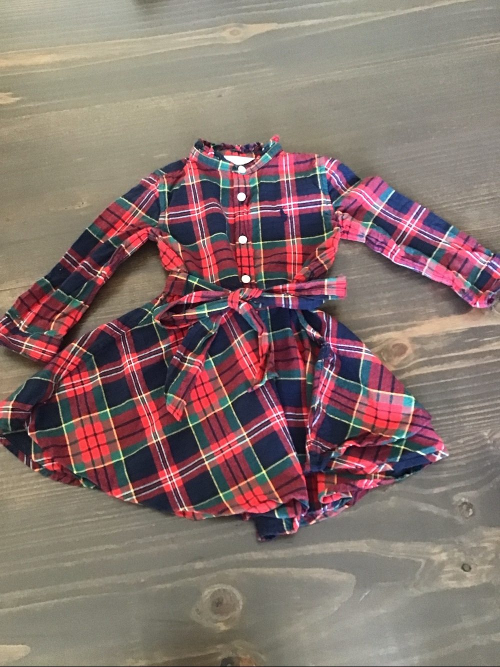 Polo Ralph Lauren baby girls' plaid shirt dress
